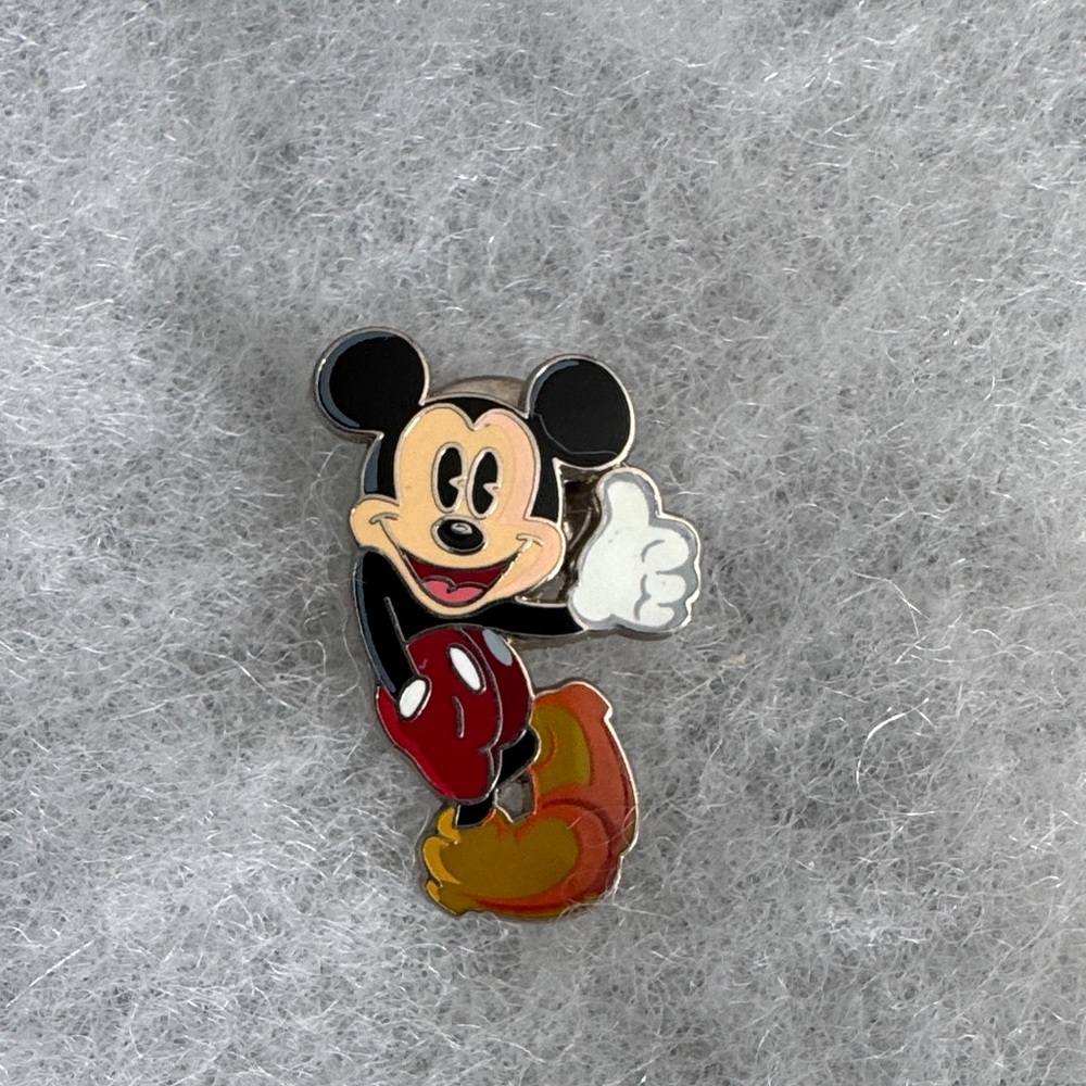 Mickey Mouse Disney Pin — Classic Red, Black, Cream
